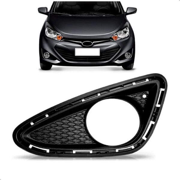 Moldura Farol Milha Hb20 2012 2013 2014 2015 Com Furo Lado Esquerdo