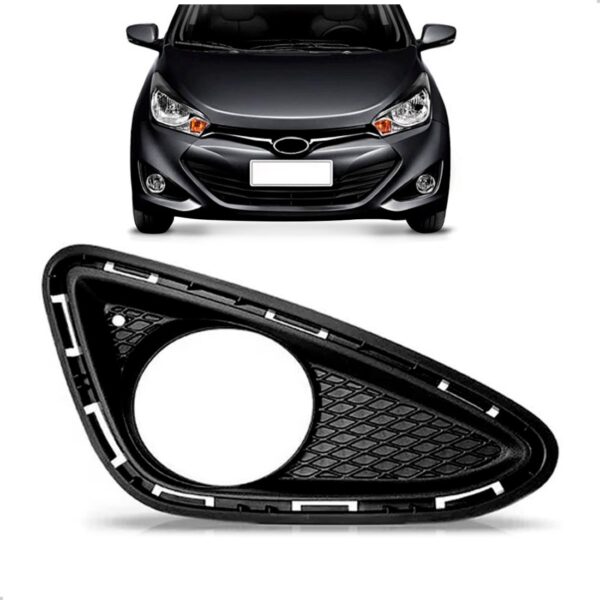 Moldura Farol Milha Hb20 2012 2013 2014 2015 Com Furo Lado Direito