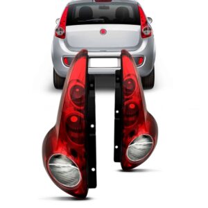 Lanterna Traseira Palio 2012 13 14 15 2016 2017 Bicolor Fume Lado Esquerdo