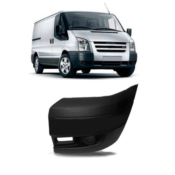 Parachoque Dianteiro Transit 2006 A 2011 S/furo 1a Linha  Lado Esquerdo