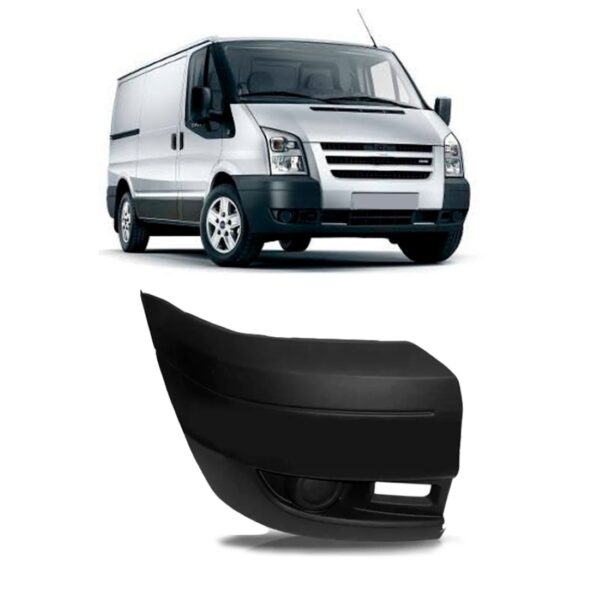 Parachoque Dianteiro Transit 2006 A 2011 S/furo 1a Linha  Lado Direito