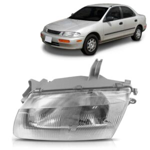 Farol Mazda Protege 323 1995 1996 1997 1ª Linha - Esquerdo/motorista