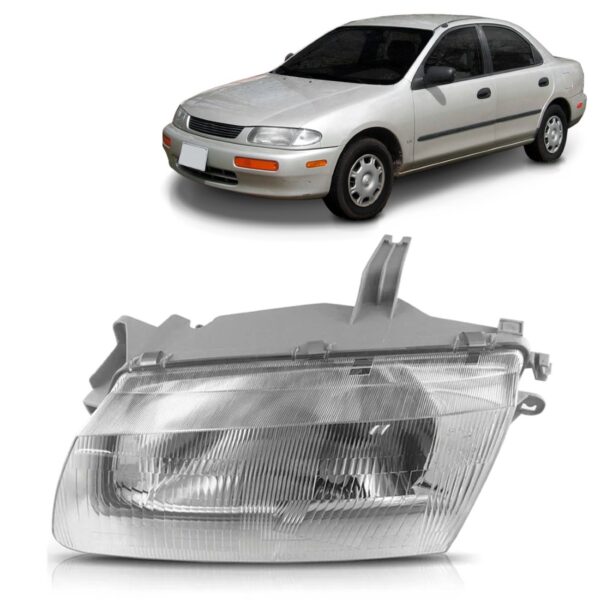 Farol Mazda Protege 323 1995 1996 1997 1ª Linha - Esquerdo/motorista