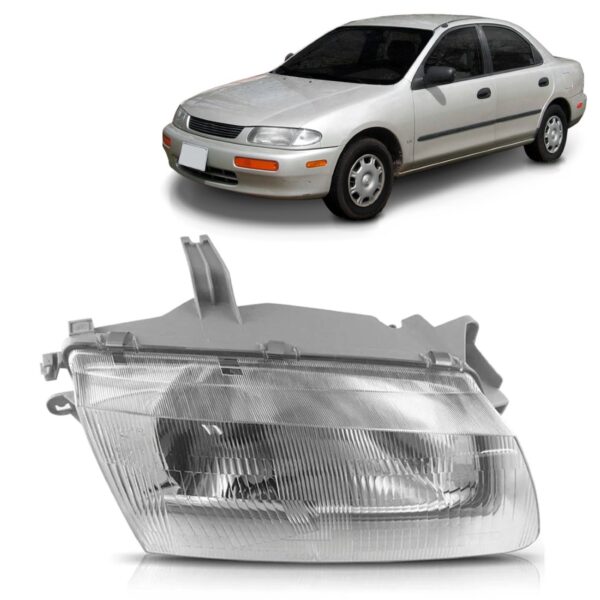 Farol Mazda Protege 323 1995 1996 1997 1ª Linha - Direito/passageiro