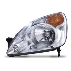 Farol Crv 2002 2003 2004 Cromado Pisca Ambar 1ª Linha Esquerdo/motorista
