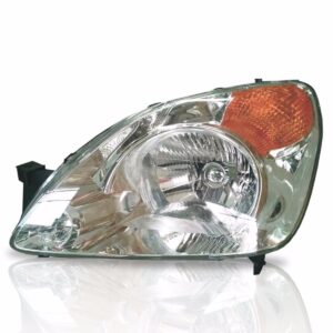 Farol Crv 2002 2003 2004 Cromado Pisca Ambar 1ª Linha Esquerdo/motorista