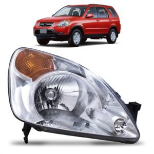 Farol Crv 2002 2003 2004 Cromado Pisca Ambar 1ª Linha - Direito/passageiro