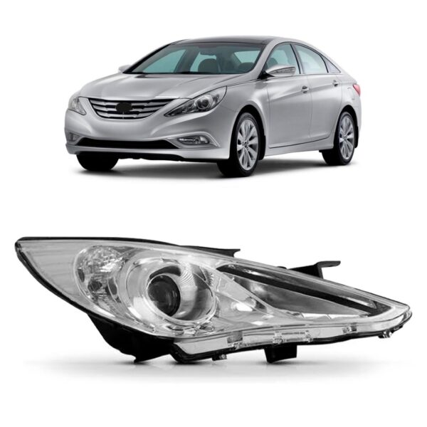 Farol Sonata 11 12 13 14 Eletrico Manual S/xenom 1ª Linha Direito/passageiro