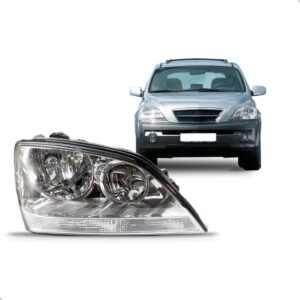 Farol Kia Sorento 2005 2006 2007 2008 2009 Cromado 1ª Linha Direito/passageiro