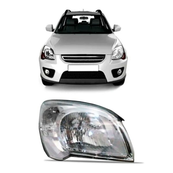 Farol Sportage 2009/2010 Eletrico Com Pisca Cristal 1ª Linha Direito/passageiro