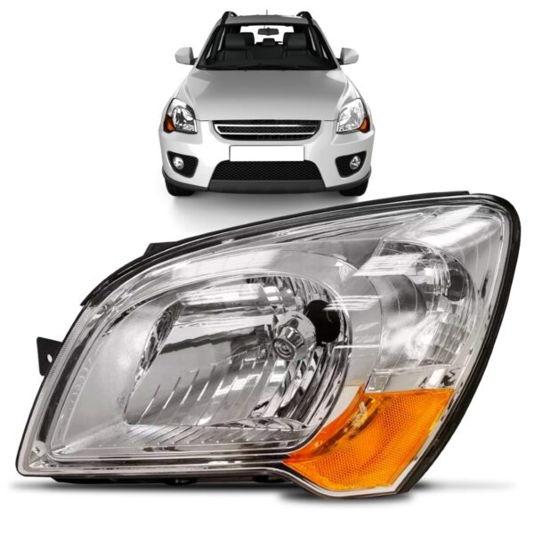 Farol Sportage 2009 A 2010 Eletrico C/ Pisca Ambar Le Direito/passageiro