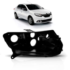 Carcaça Farol Sandero Logan 2014 2015 2016 2017 Lado Direito