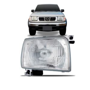 Farol Frontier 1997 98 1999 00 01 02 Lente Estriada 1ª Linha - Direito/passageiro