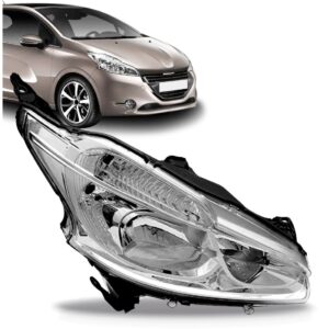 Farol Peugeot 208 2012 2013 2014 2015  2016 Sem Led Lado Direito