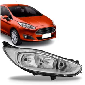 Farol Fiesta 2013 2014 2015 2016 Máscara Cromada Lado Direito