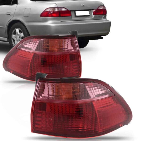 Lanterna Traseira Honda Accord 1998 1999 2000 Sedan Rosa Lado Esquerdo
