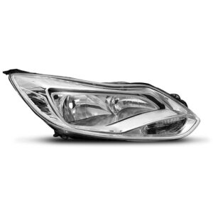 Farol Focus 2014 2015 2016 Eletrico C/motor Cromado 1ª Linha - Direito/passageiro