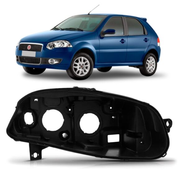 Carcaça De Farol Palio 2010 2011 2012 Siena 2010 2011 2012 Lado Direito