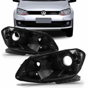 Carcaça De Farol Gol G6 2013 2014 2015 2016 Foco Simples Lado Esquerdo