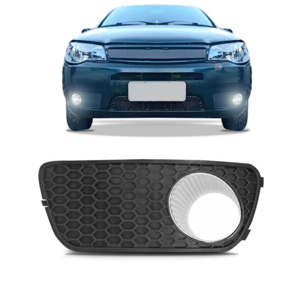 Moldura Milha Palio 2004 2005 2006 2007 2008 Com Furo Lado Esquerdo