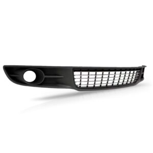 Grade Central Parachoque Siena 2009 Á 2012 Com Furo Preta Preto Fosco