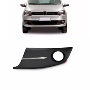 Grade Moldura Milha Auxiliar Spacefox 11 A 14 Friso Cromado Esquerdo Motorista Esquerdo