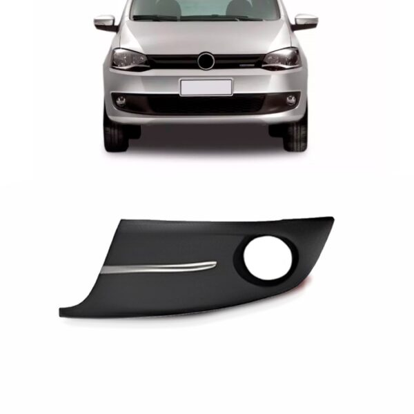 Grade Moldura Milha Auxiliar Spacefox 11 A 14 Friso Cromado Esquerdo Motorista Esquerdo