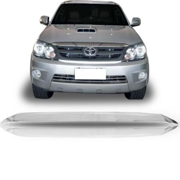 Friso Grade Radiador Hilux Sw4 2005 06 07 2008 Cromada. Prateado