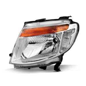 Farol Ranger 2013 2014 2015 2016 Manual Cromado Com Garantia Lado Esquerdo