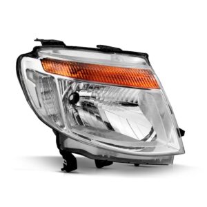 Farol Ranger 2013 2014 2015 2016 Manual Cromado Com Garantia Lado Direito