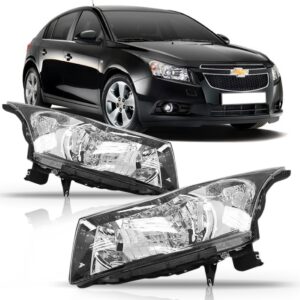 Farol Cruze 11 12 13 2014 15 Eletrico Mascara Negra 1ª Linha Direito/passageiro