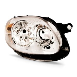 Farol Para Palio 12 13 14 15 16 Cromado Lente Lisa 1ª Linha Direito/passageiro