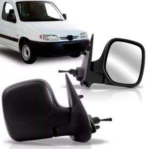 Retrovisor Peugeot Partner 1998 Á 2004 Com Controle Lado Direito
