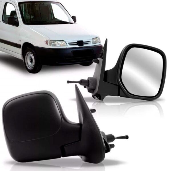 Retrovisor Peugeot Partner 1998 Á 2004 Com Controle Lado Direito