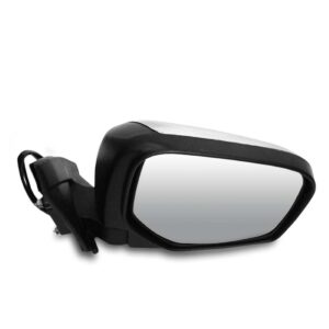 Retrovisor L200 Triton Pajero Dakar 2007 A 2014 Fixo Preto Lado Esquerdo