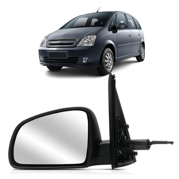 Retrovisor Meriva 2003 04 05 06 07 08 09 A 2012 Com Controle Lado Direito