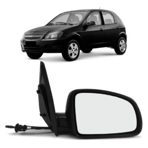 Retrovisor Celta Prisma 2007 08 09 10 11/2013 Com Controle Lado Direito