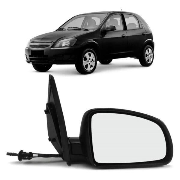 Retrovisor Celta Prisma 2007 08 09 10 11/2013 Com Controle Lado Direito