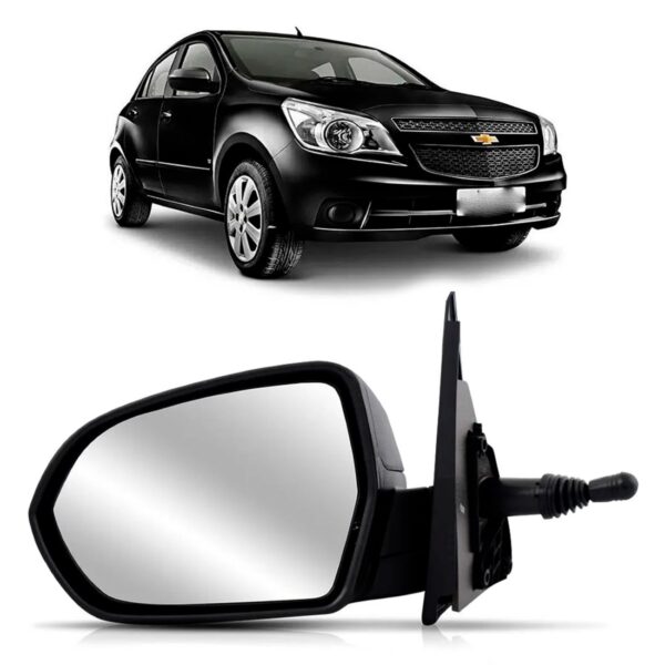 Retrovisor Agile Montana 2009 2010 11 12 13 14 Com Controle Lado Esquerdo