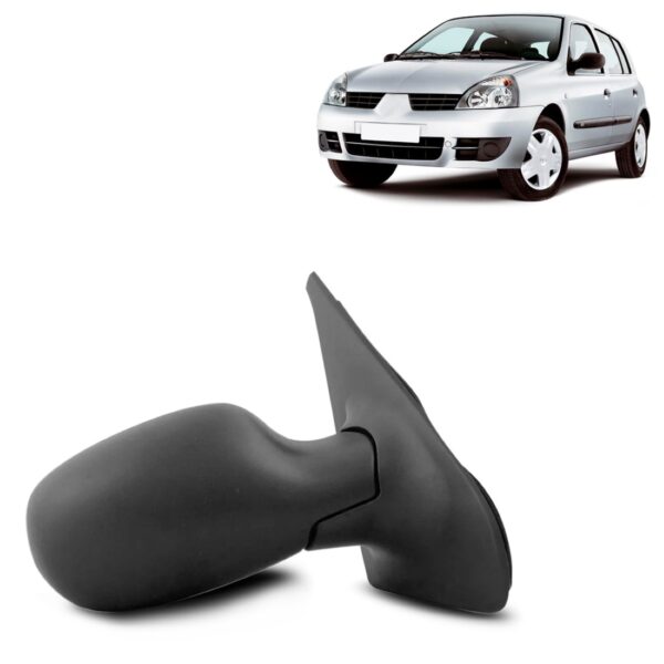 Retrovisor Clio 2003 04 05 06 07 08 09 10 2011 Com Controle Lado Direito