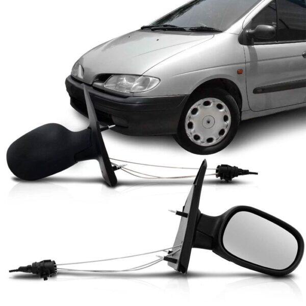 Retrovisor Scenic 1996 1997 1998 1999 Com Controle Lado Direito