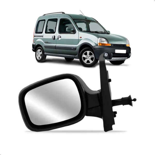 Retrovisor Kangoo Manual 2003 Até 2018 Lado Esquerdo