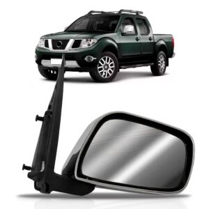 Retrovisor Frontier Fixo Capa Cromada 2008 09 10 11 A 2014 Lado Direito