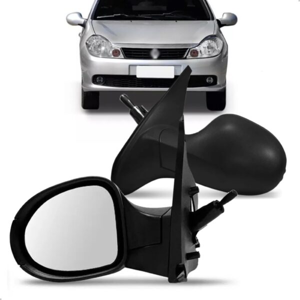 Retrovisor Symbol 2009 2010 2011 2012 Com Capa Mega Desconto Lado Direito
