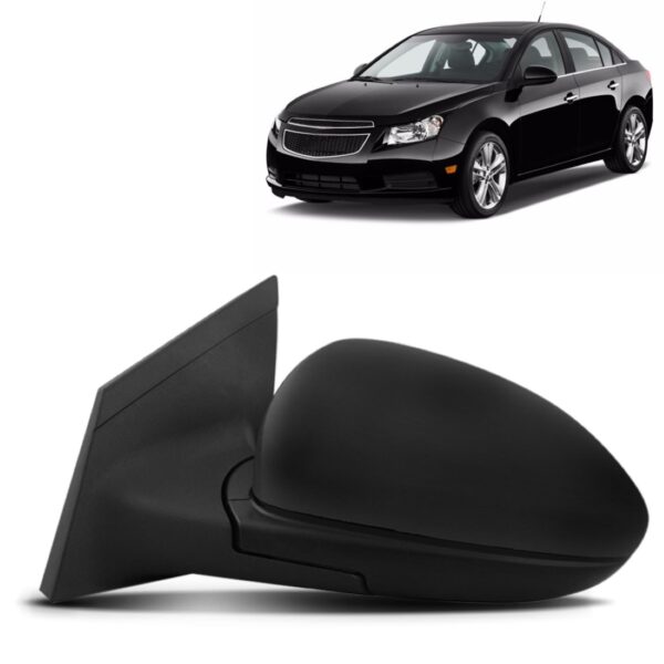 Retrovisor Cruze 2011 2012 2013 2014 Eletrico Preto Novo Lado Esquerdo