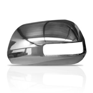 Capa Retrovisor Hilux 2013 2014 2015 2016 Cromado Com Furo Lado Esquerdo