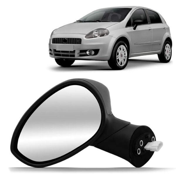 Retrovisor Punto 2007 08 09 10 A 2012 Eletrico Cabeça Grande Lado Direito