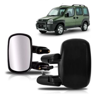 Retrovisor Doblo 2001 02 03 04 05 06 07 A 2021 Com Controle Lado Esquerdo