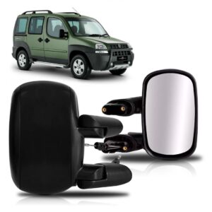 Retrovisor Doblo 2001 02 03 04 05 06 07 A 2021 Com Controle Lado Direito