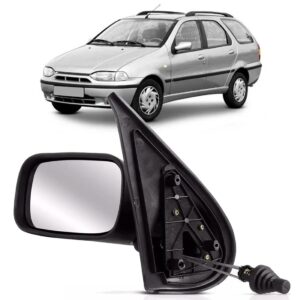 Retrovisor Palio Weekend Siena 1996/1999 C/controle Promoção Lado Esquerdo